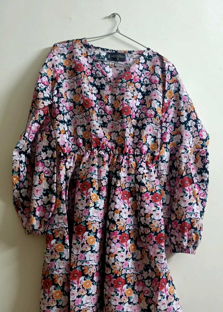 Balloon Hand Cute Dress For Women