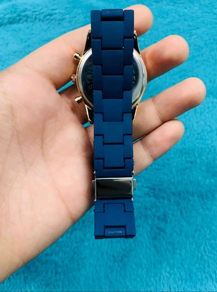 Elegant Blue Wrist Watch Only Rs 149