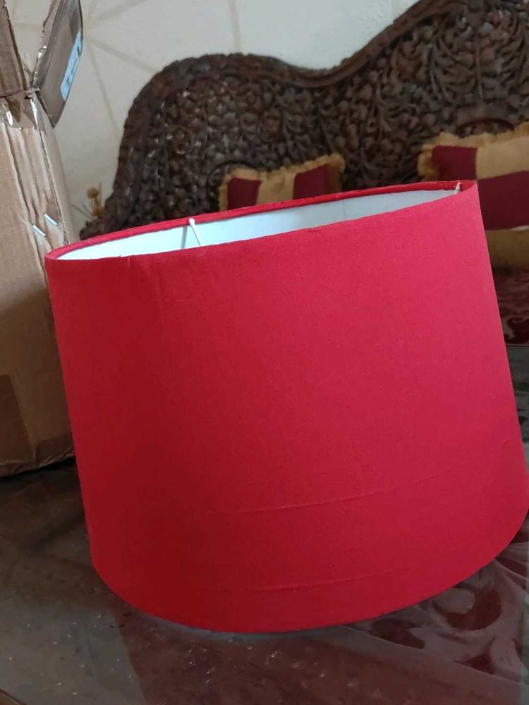 Red Lamp Shade