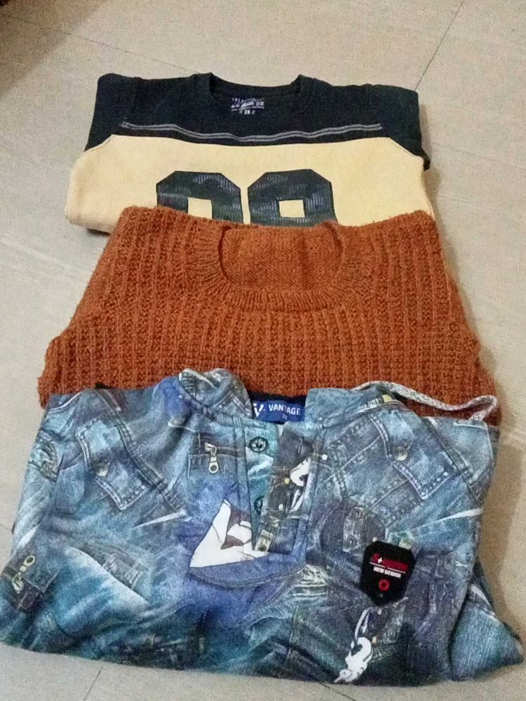 Boys Sweater Combo In 3