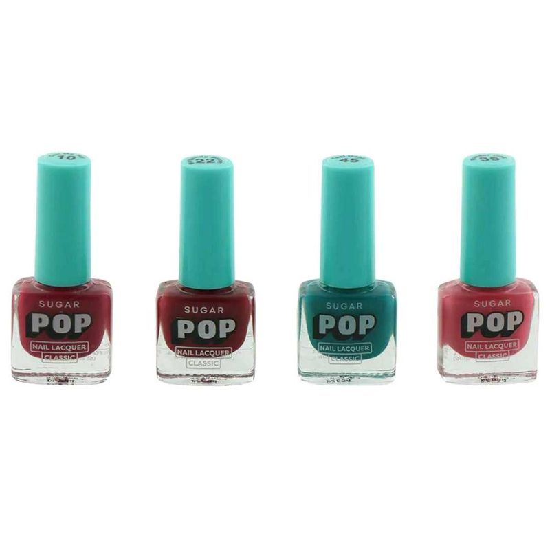 Sugar Pop 4 in 1 Nail Lacquer Kit of 5ml each