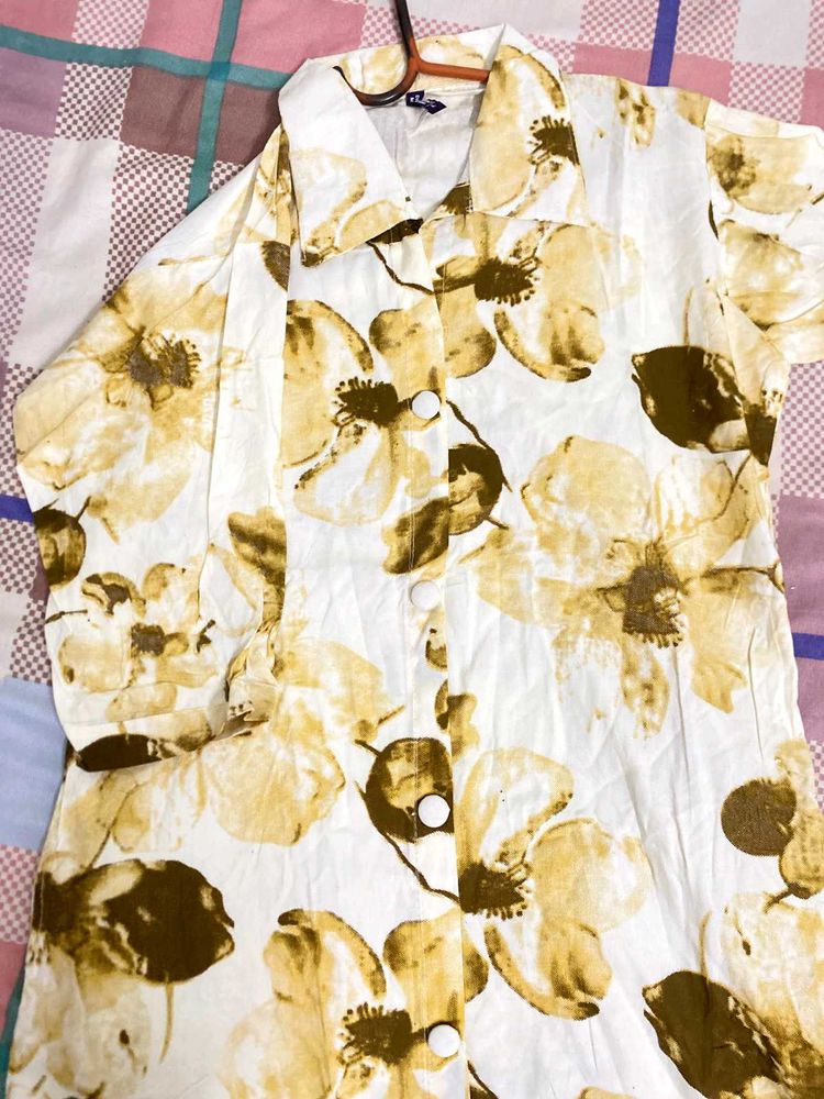 Floral Print Cord Set