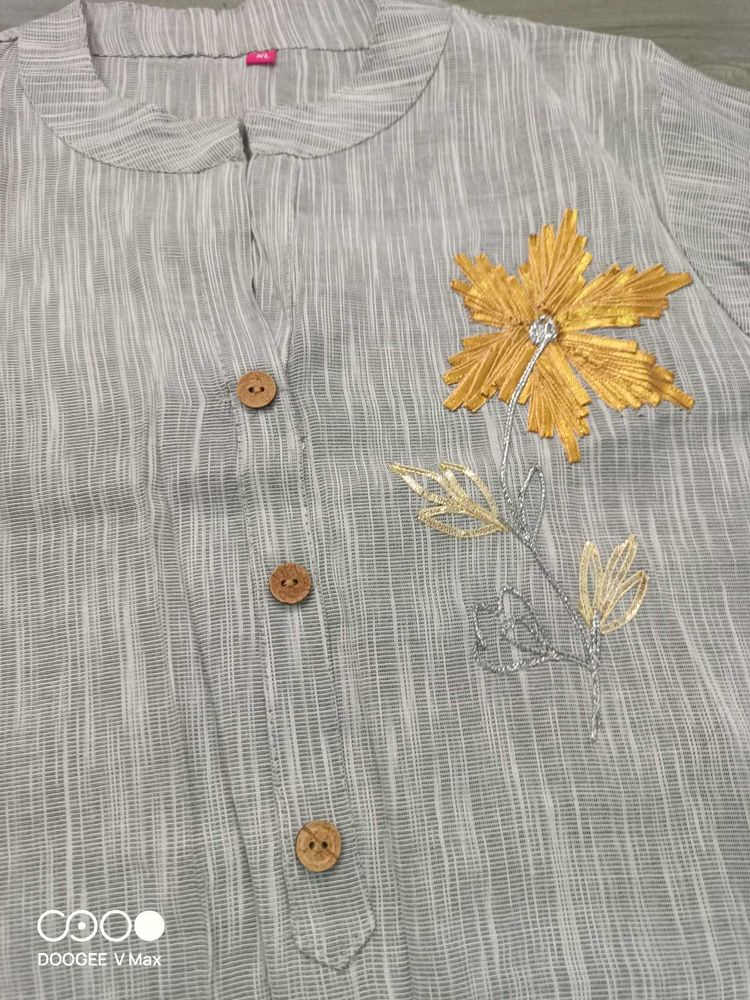 Grey Kurta