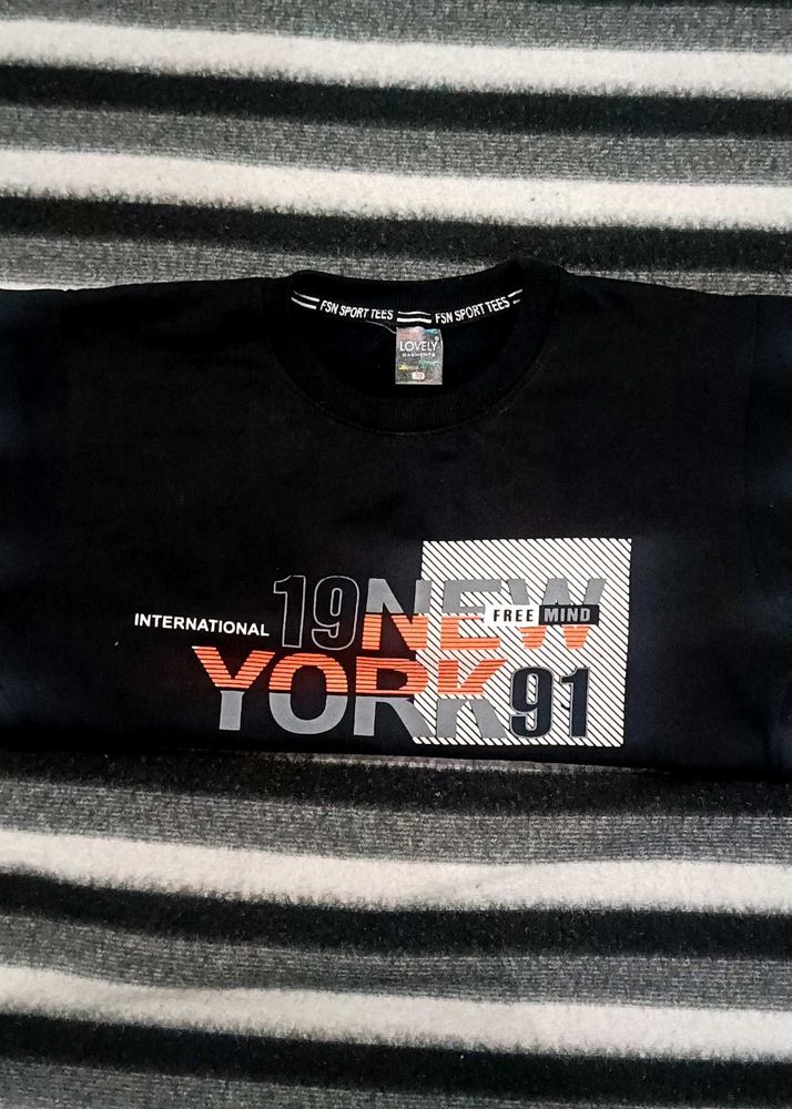 Cool Black Graphic Tee