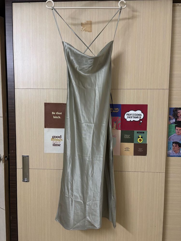 H&amp;M Satin Slip Dress