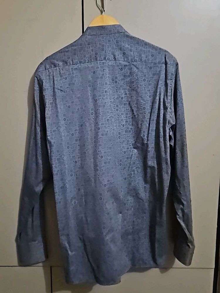 Men&#39;s Patterned Long Sleeve Shirt