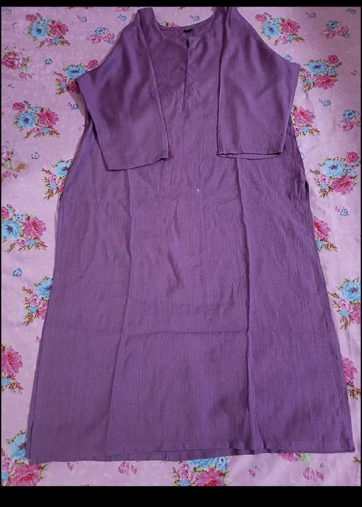Kurta Pent Dupatta Lavender
