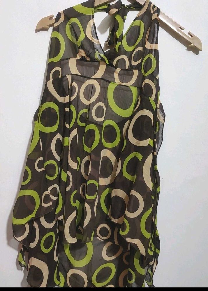 Multi Print 🟢🟤 Top For Girl Or Woman 30 Bust