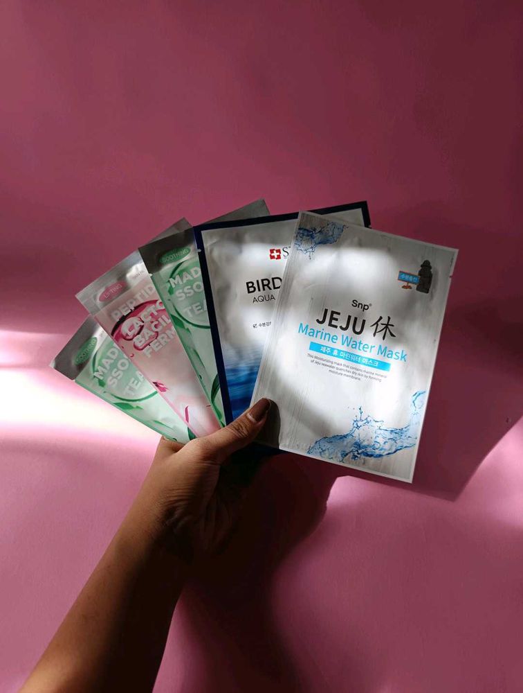 Assorted Korean Face Masks