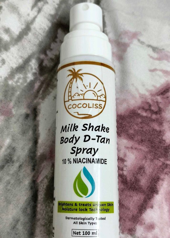 Cocoliss 10%Niacinamide Milk Shake Body DTan Spray