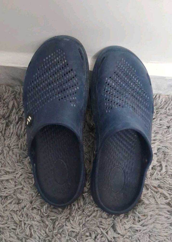 Blue Casual Clogs