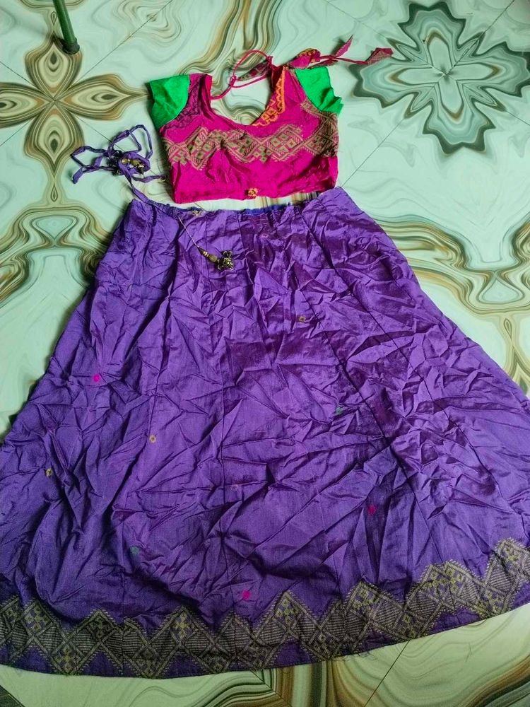 Used Hand Made Langha Choli No Dupatta