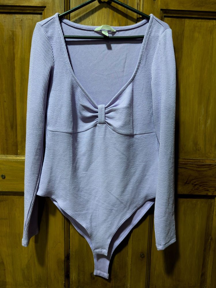 Lavender Long Sleeve Bodysuit