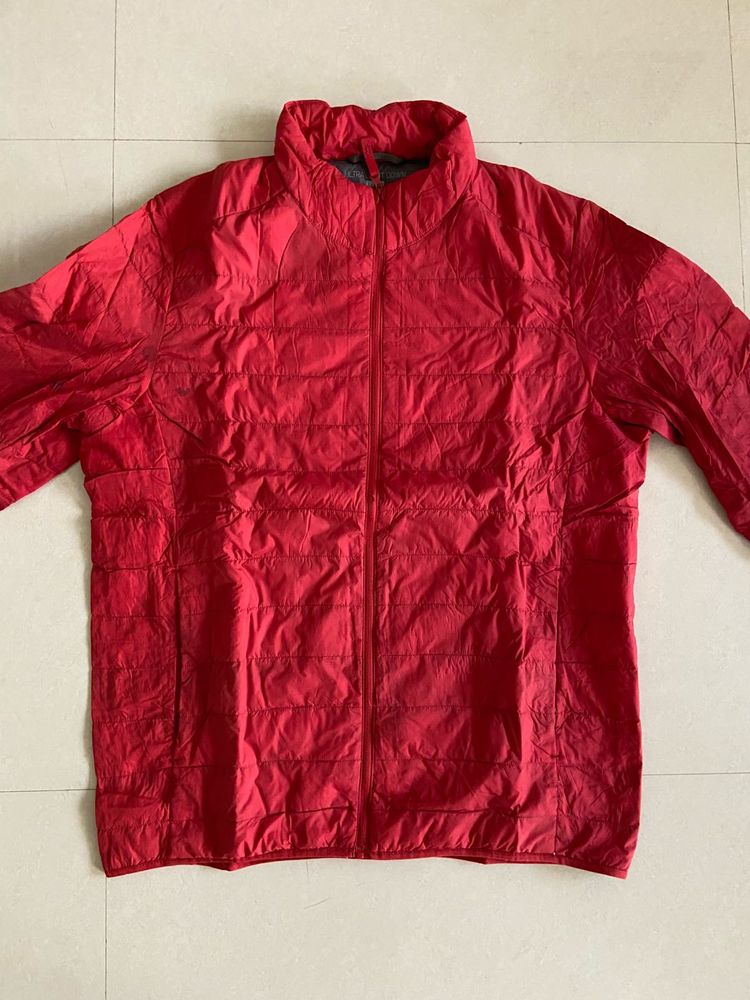 Uniqlo Red Ultra Light Puffer Jacket