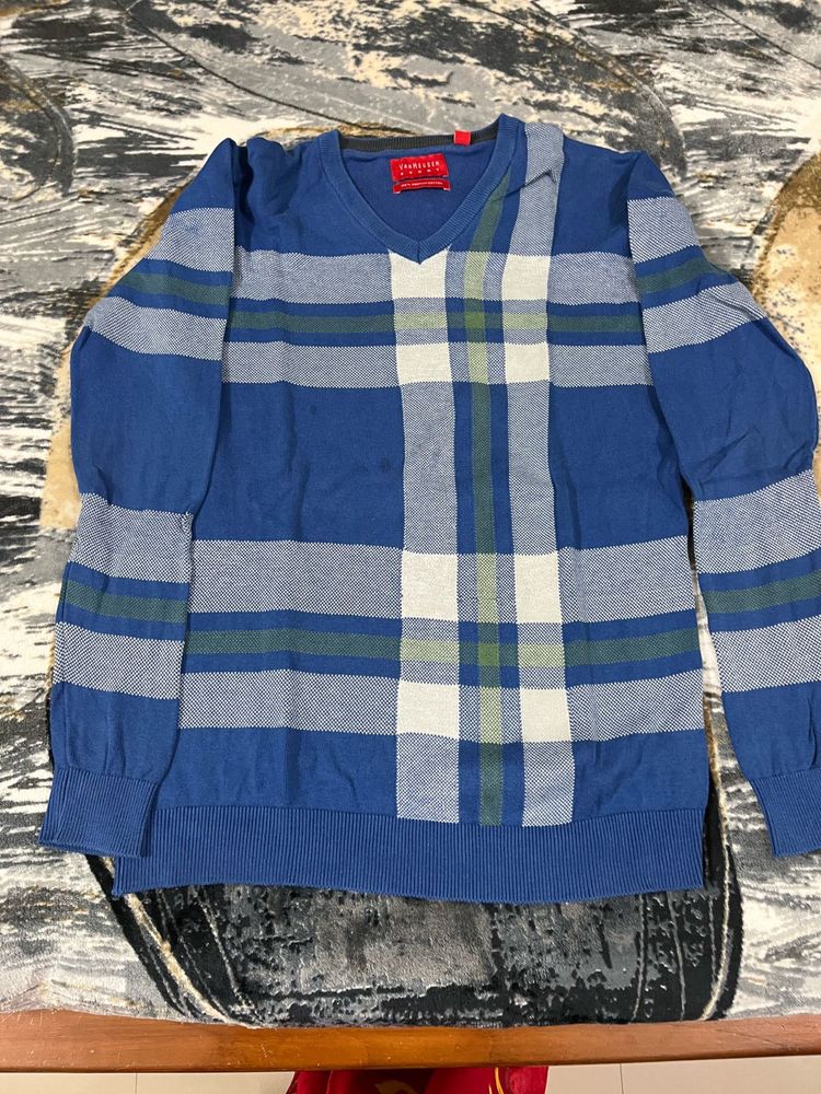 English Laundry Plaid Sweater