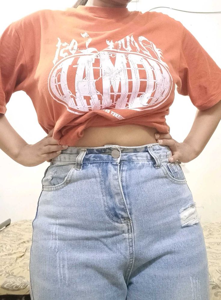 Distressed Denim Jeans