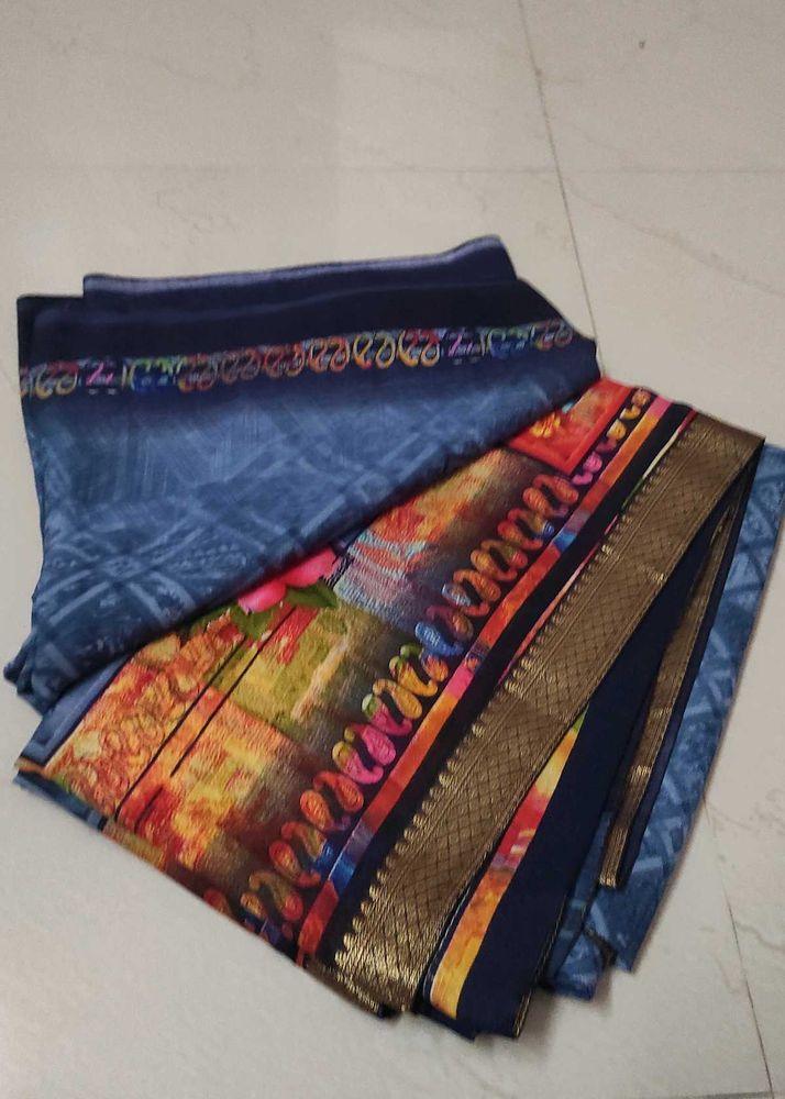 Crape Saree