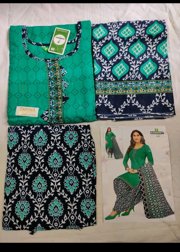 Lining Readymade Chudi Set (Zip Pouch Pack)