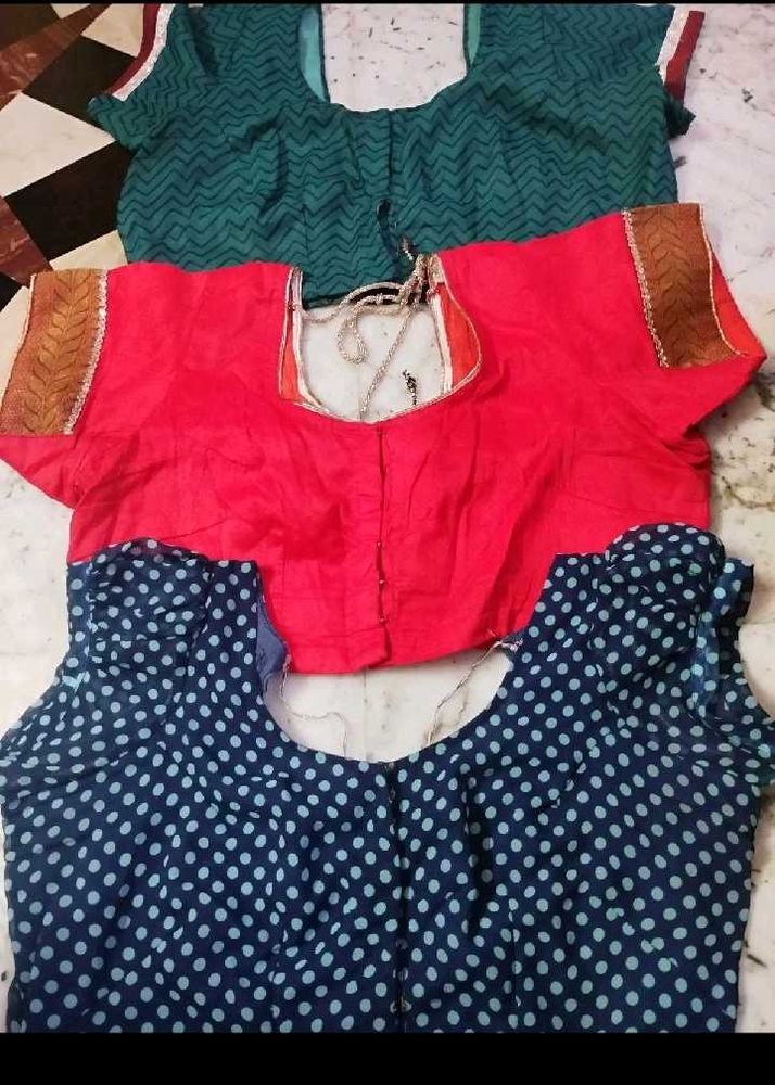 Set of 3 Readymade Blouses