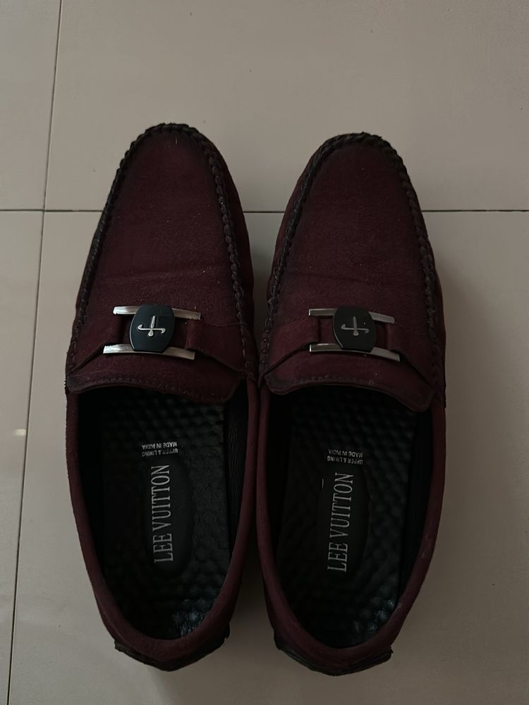 Men Formal Maroon Loafers