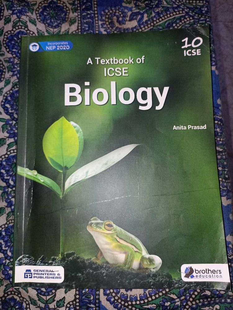 ICSE Biology Textbook for Class 10