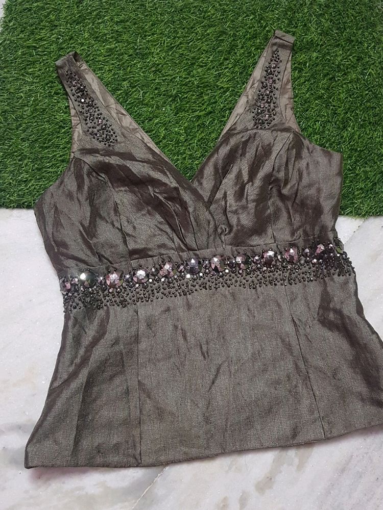 Beaded Partywear Top