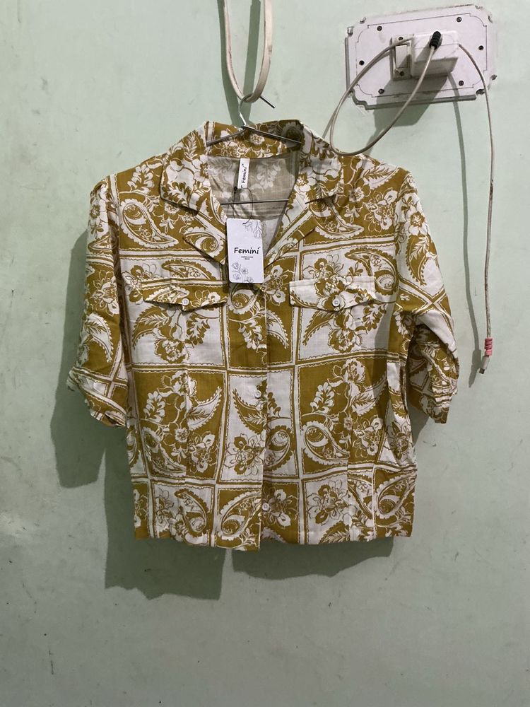 Floral Print Shirt For Women