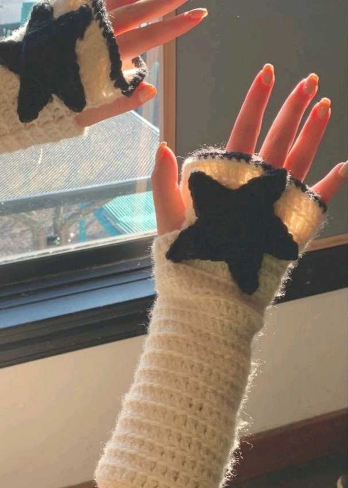 ✮⋆˙Crochet Star Hand Warmers✮⋆˙