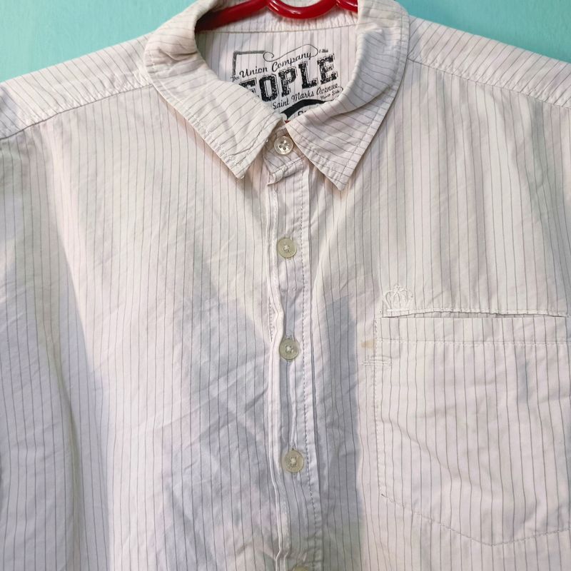 People White Stripped Shirt