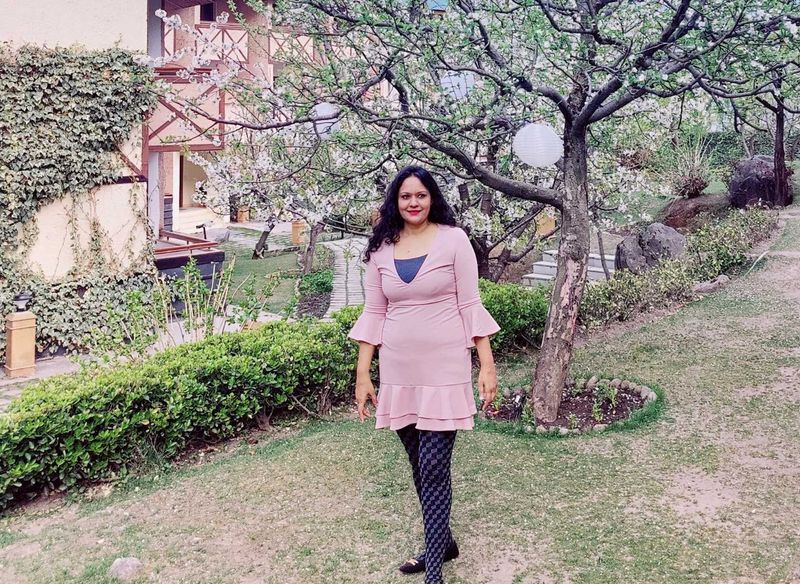 Pink Ruffle Dress