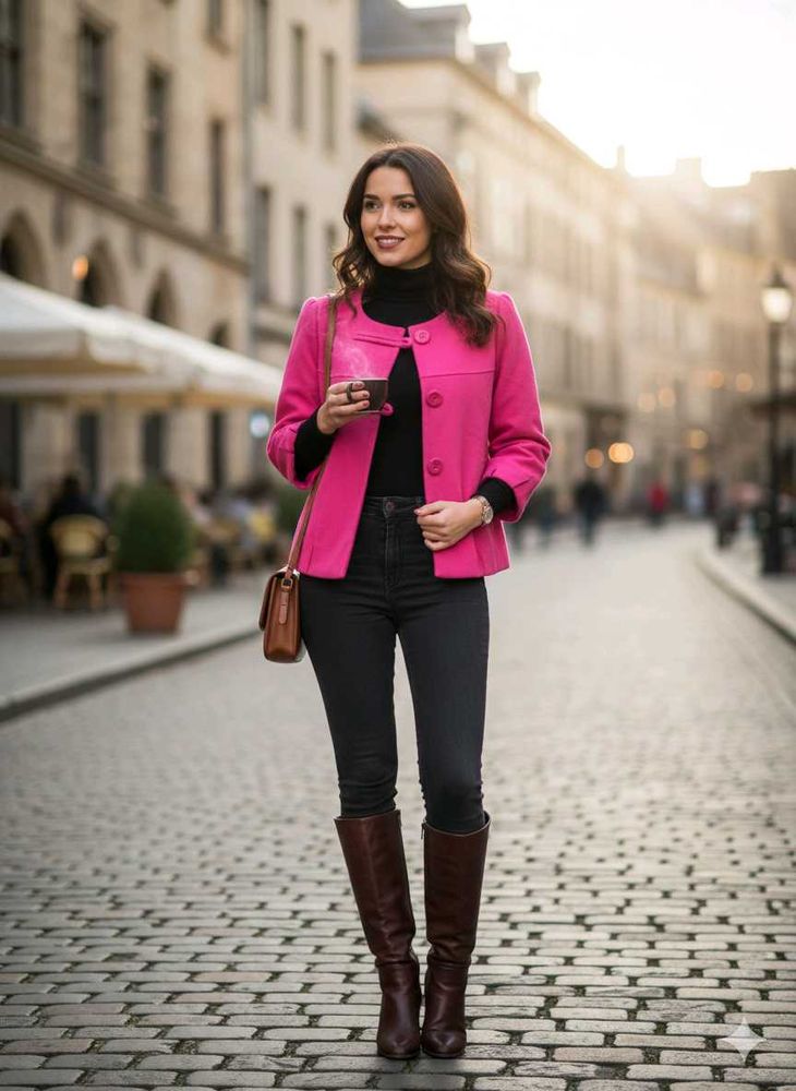 Pink Business Casual Blazer