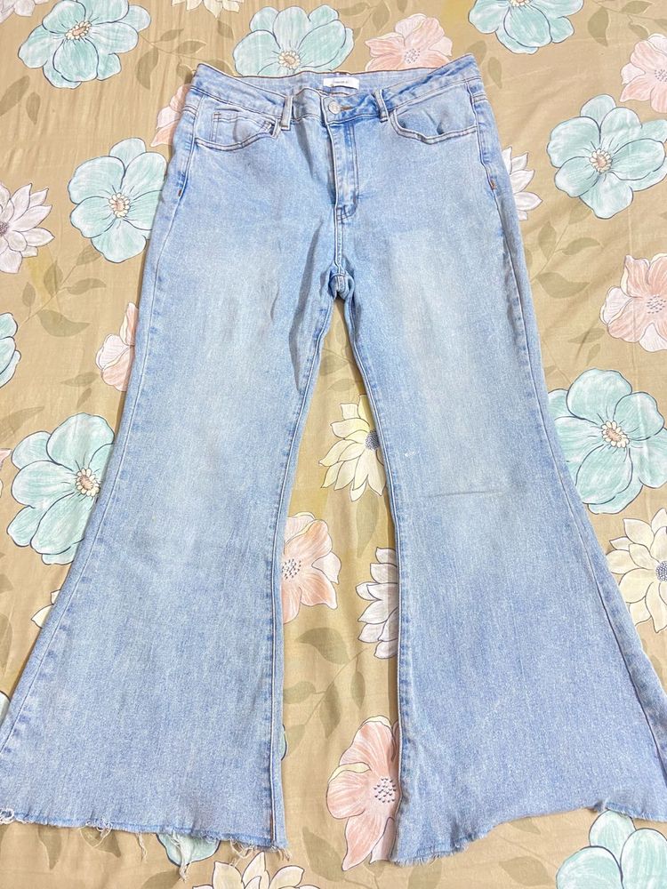 Flared Denim Jeans