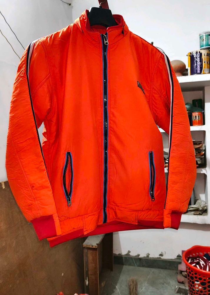 Orange Casual Jacket