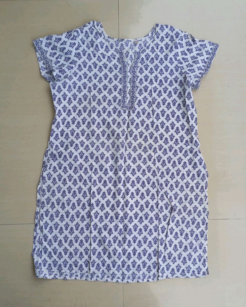 Baroda Prints Pure Cotton Kurti For Summer