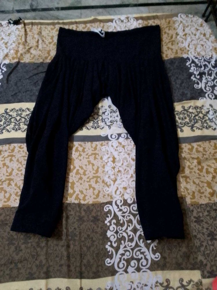 Black Crepe Salwar