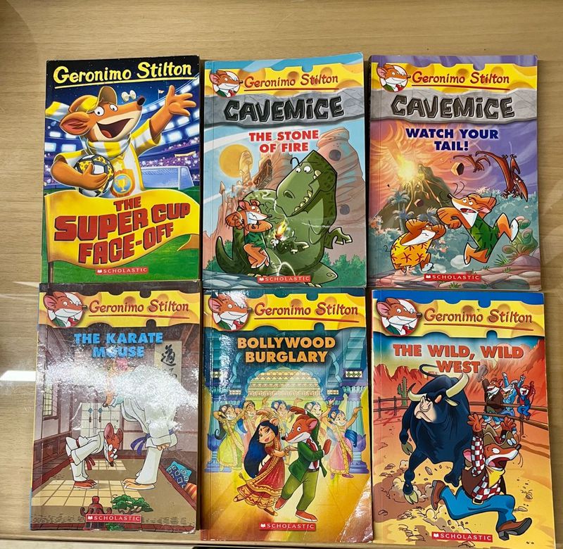 Geronimo book, set of 6