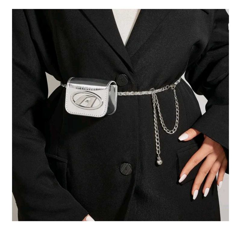Y2K Leather Coin Purse Bag || Cool Sling,Waist Ba