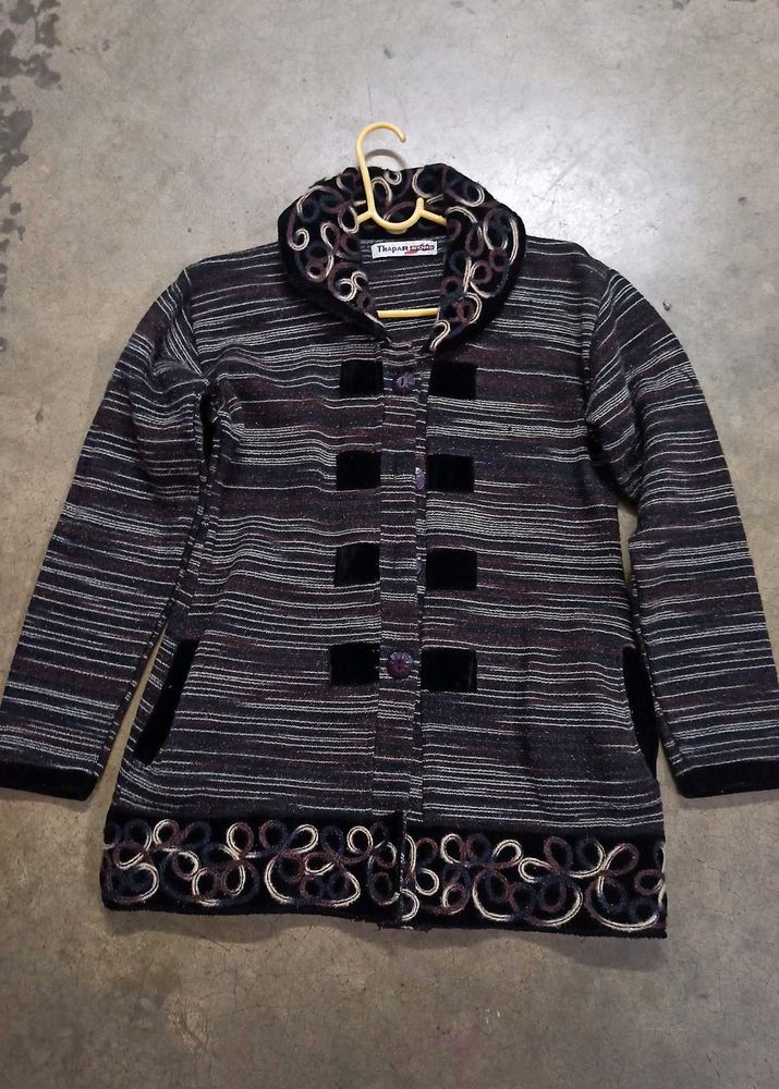 Striped Winter Coat