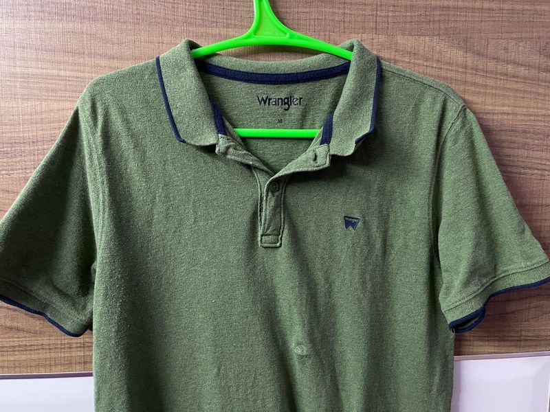 Wrangler Tshirt Bottle Green