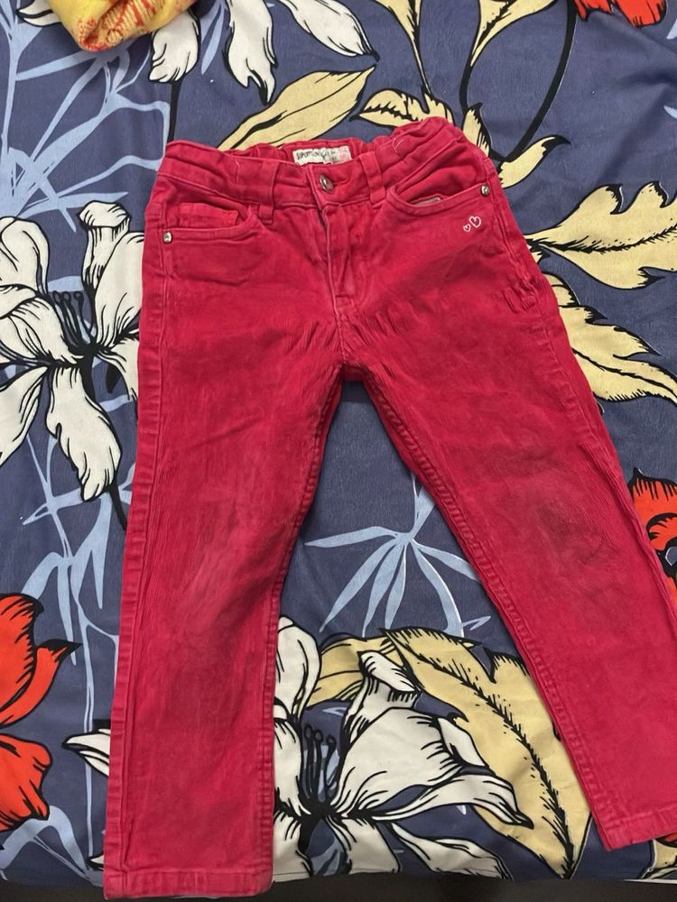 Pink Corduroy Pants