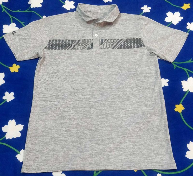 Silver Grey Sports Tshirt by NIVIA