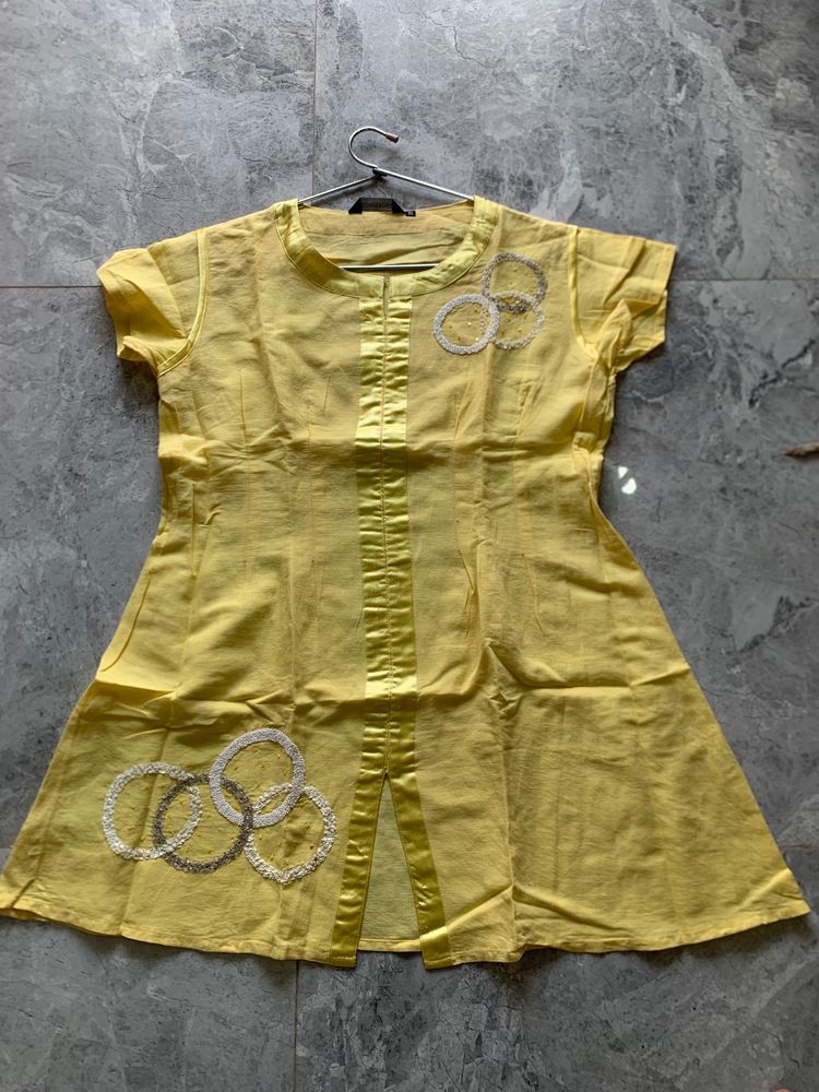 Womens Cap Sleeve Short Kurti