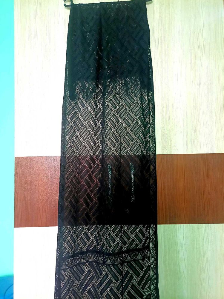 Black Lace Dupatta