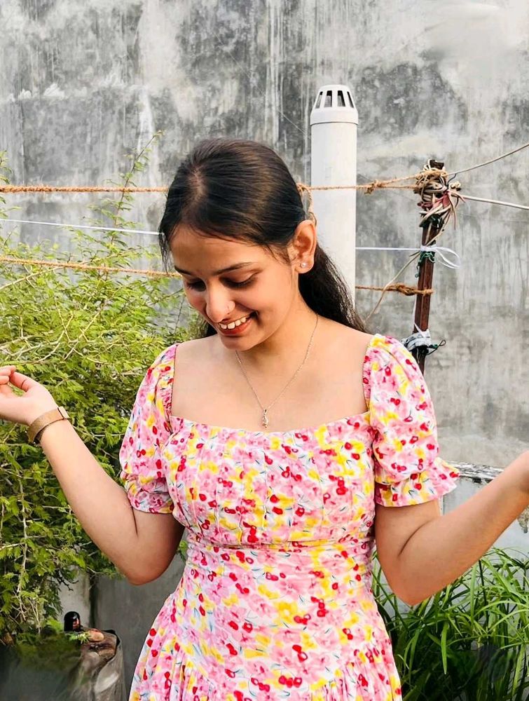 Floral Print Fit &amp; Flare Dress