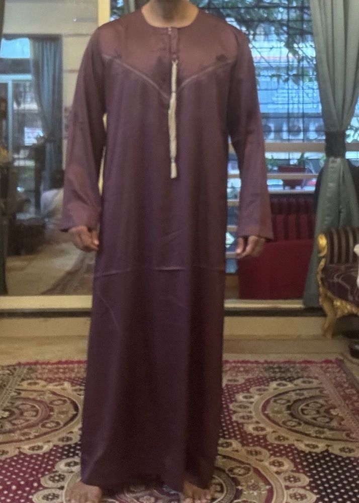 Men’s Arabic Jubba In Pure Heavy Japan Satin