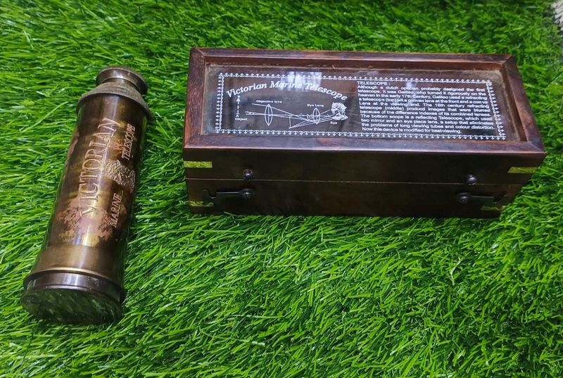 Vintage Brass Victorian Telescope