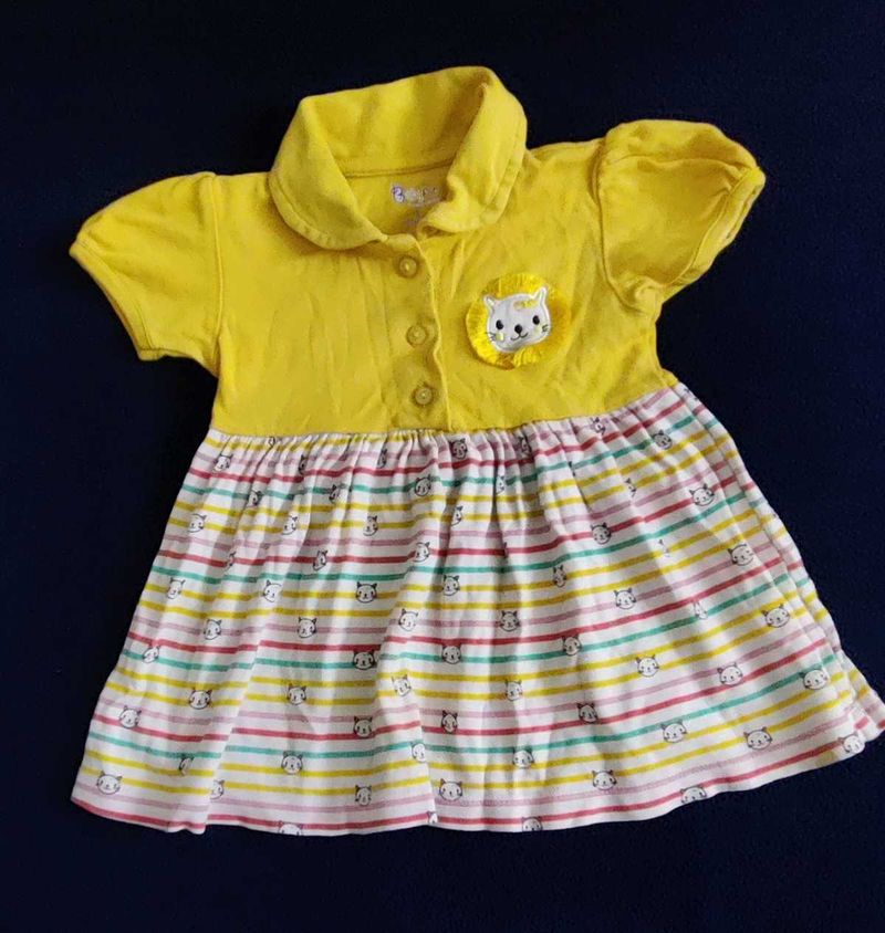 Cute Yellow Baby Dress