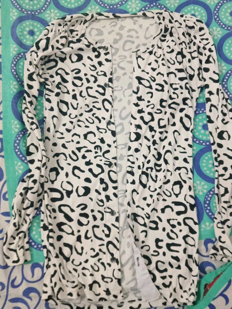 Leopard Print Cardigan
