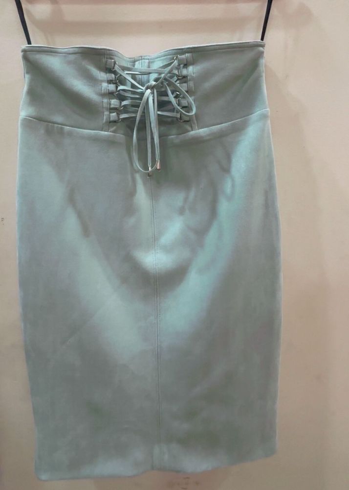 Mint Green Pencil Skirt