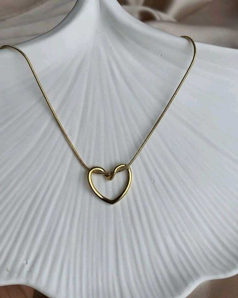 Heart Anti Tarnish Pendant Necklace